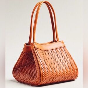 NWT Anthropologie Mini Boxy Top-Handle Tote